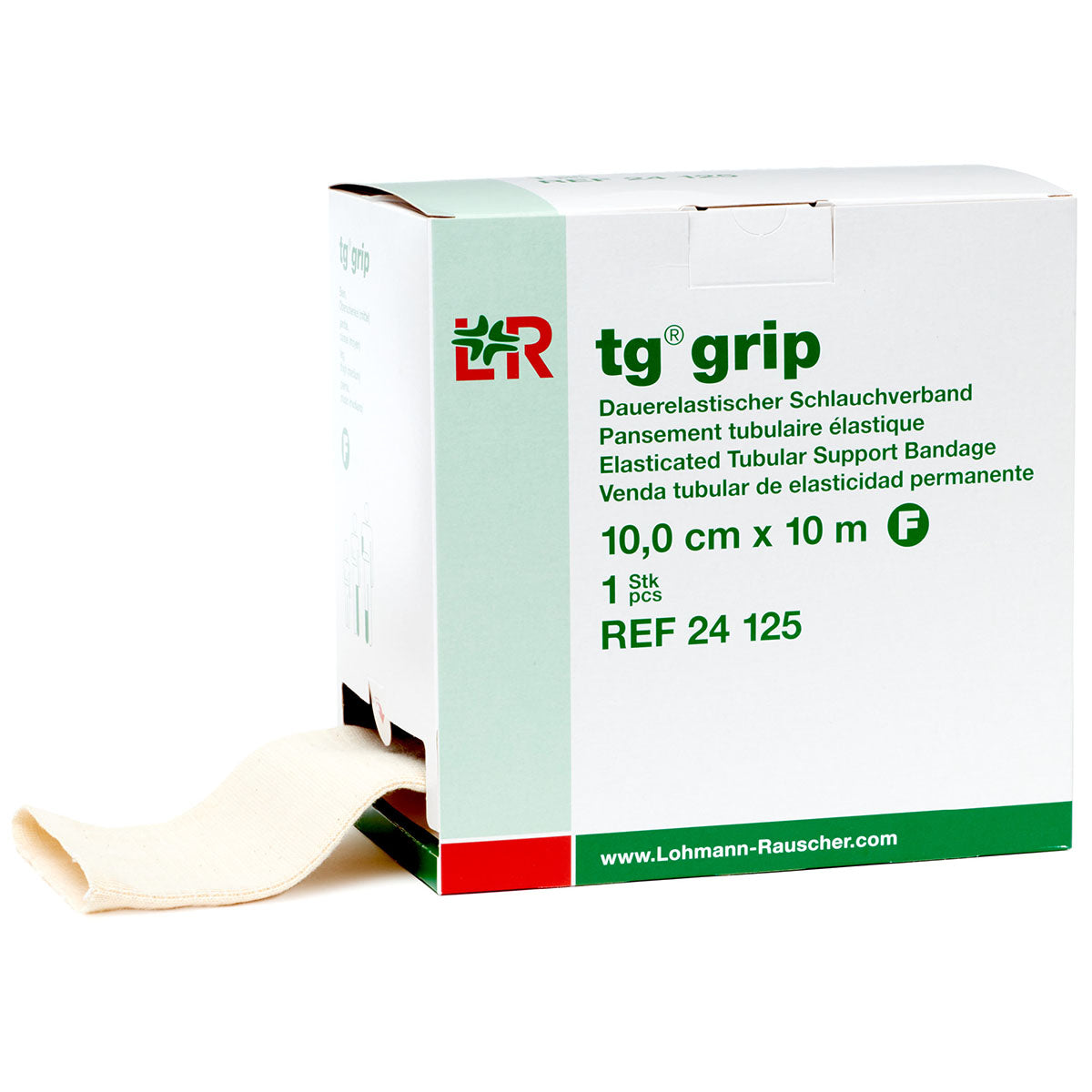 TG-Grip Elastic Tubular Support Band, Size F, 4 in x 11 yds (10 cm x 10 m)