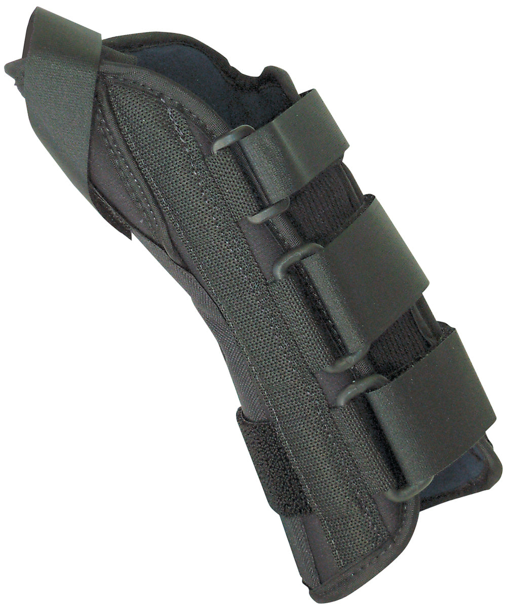 8" soft wrist splint right, x-small, 5-6.5" with abducted thumb