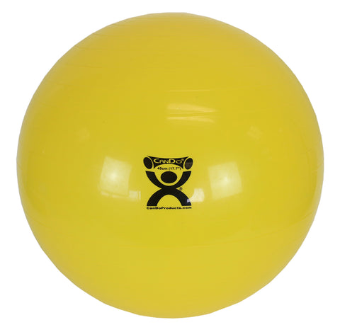 CanDo Inflatable Exercise Ball - Yellow - 18" (45 cm)