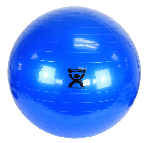 CanDo Inflatable Exercise Ball - Blue - 34" (85 cm)