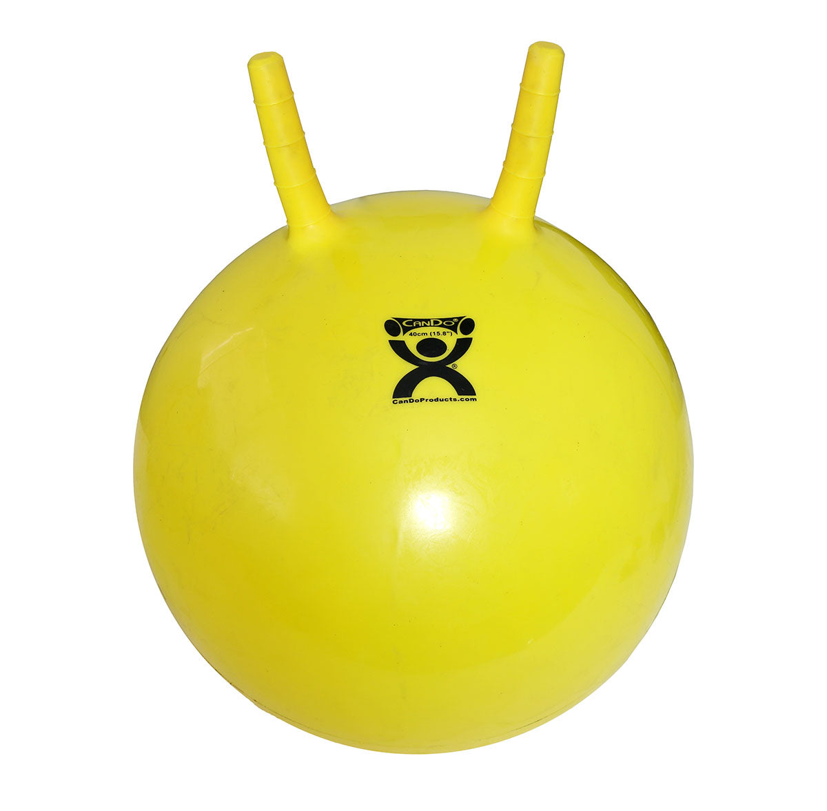 CanDo Inflatable Exercise Jump Ball - Yellow - 16" (40 cm)