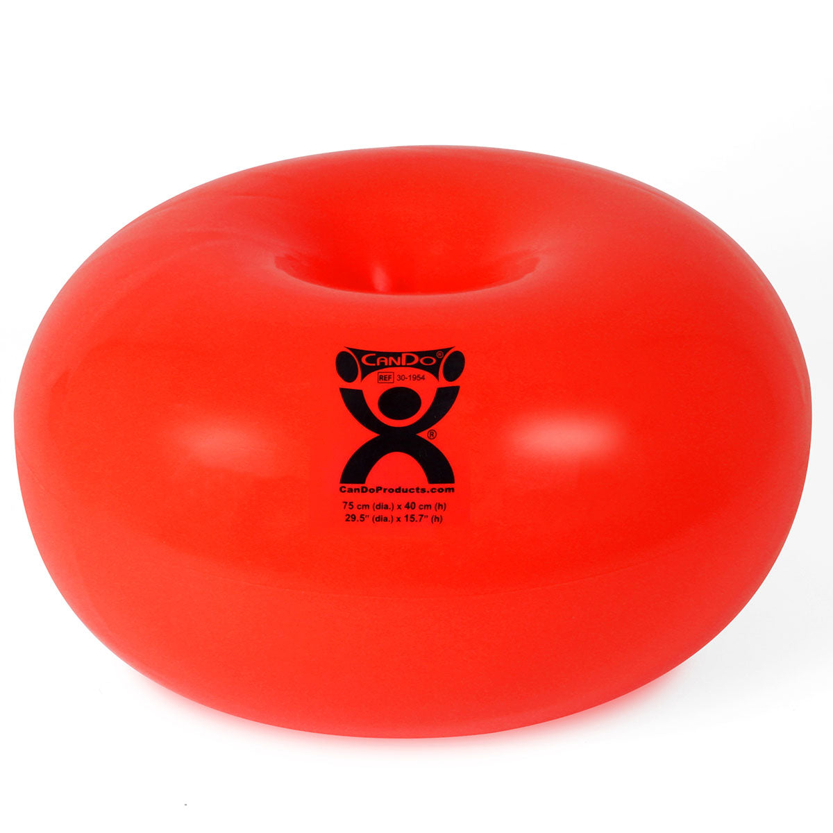 CanDo Donut Ball - Red - 30" Dia x 16" H (75 cm Dia x 40 cm H)