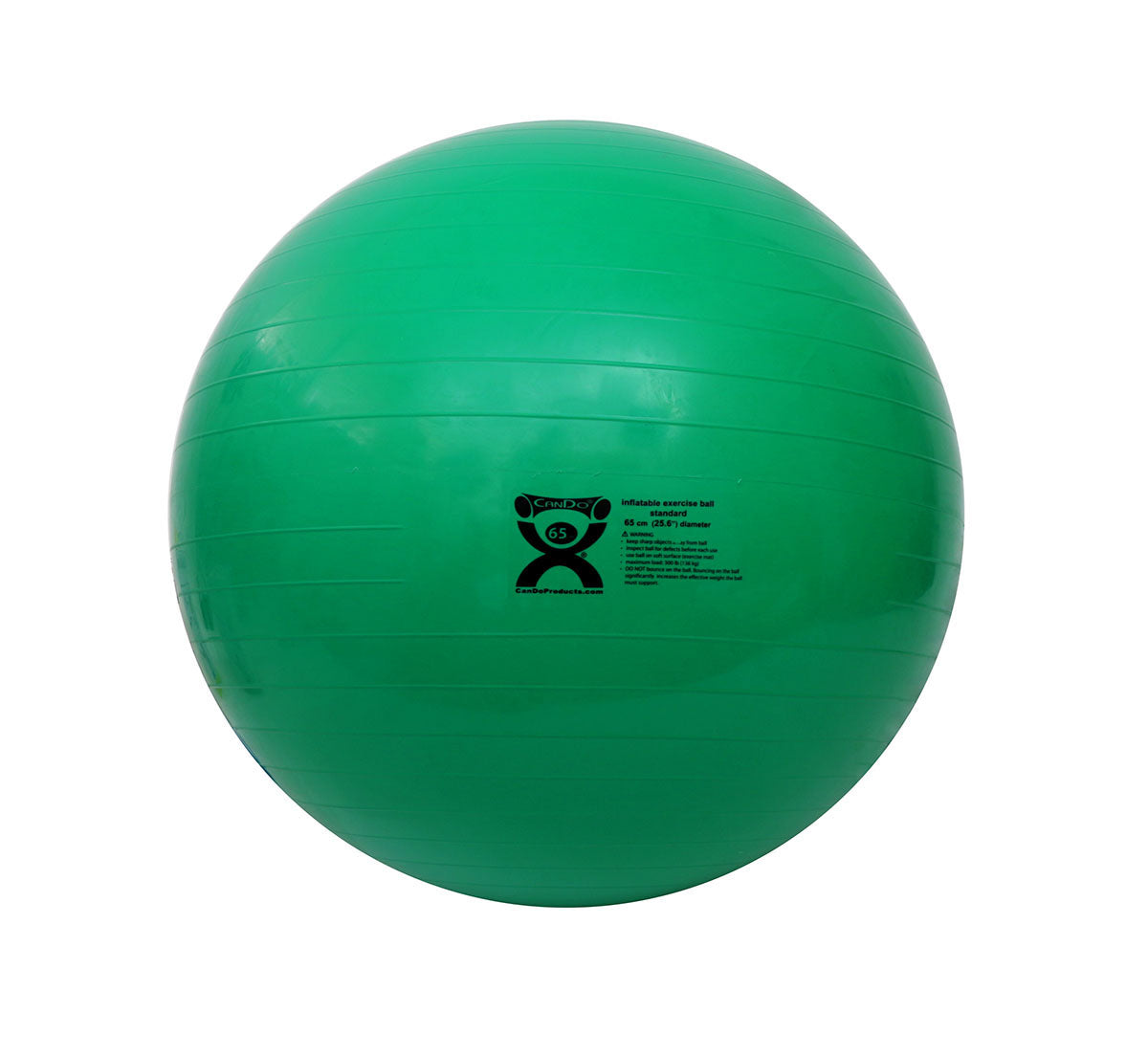 CanDo inflatable ABS ball, 65 cm (25.6 in), green 