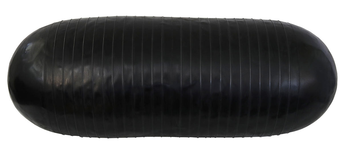 CanDo Inflatable Roller - Black - 9" x 28" - Round