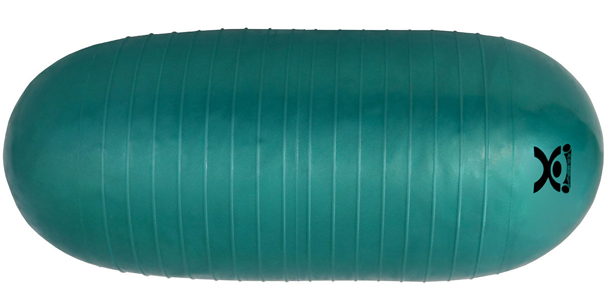 CanDo Inflatable Roller - Green - 7" x 17" - Round