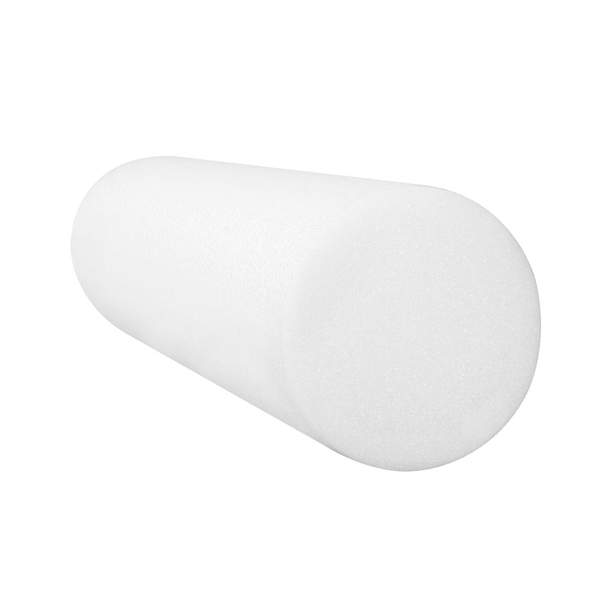 CanDo Foam Roller - White PE foam - 4" x 12" - Round