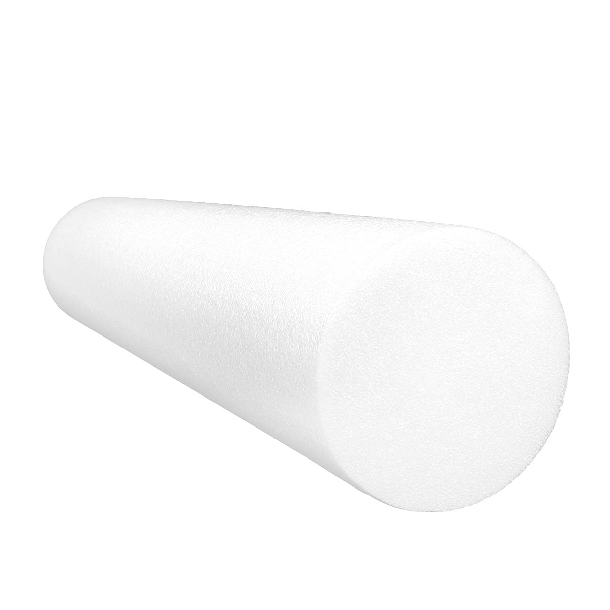 CanDo Foam Roller - White PE foam - 6" x 30" - Round