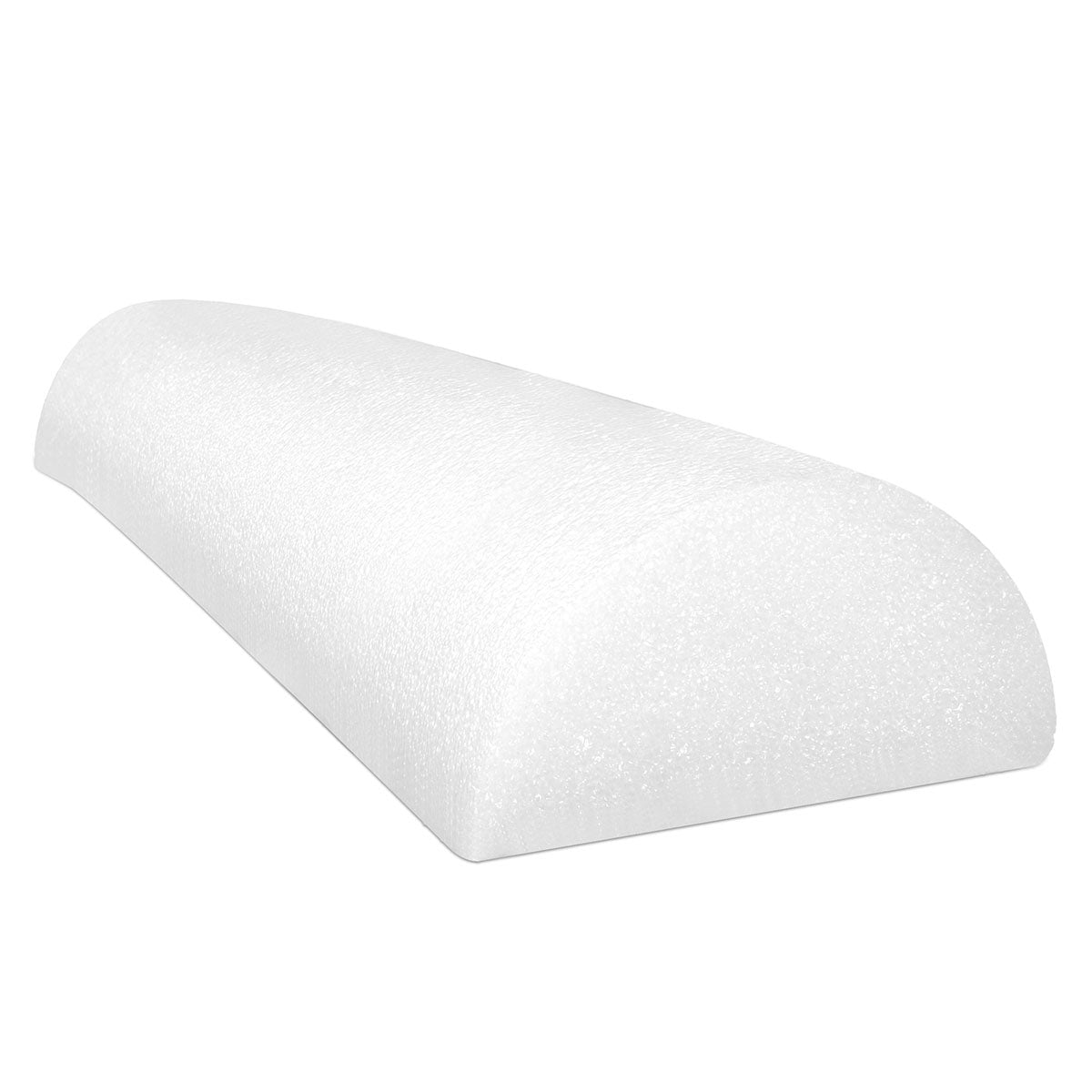 CanDo Foam Roller - Jumbo - White PE foam - 8" x 36" - Half-Round