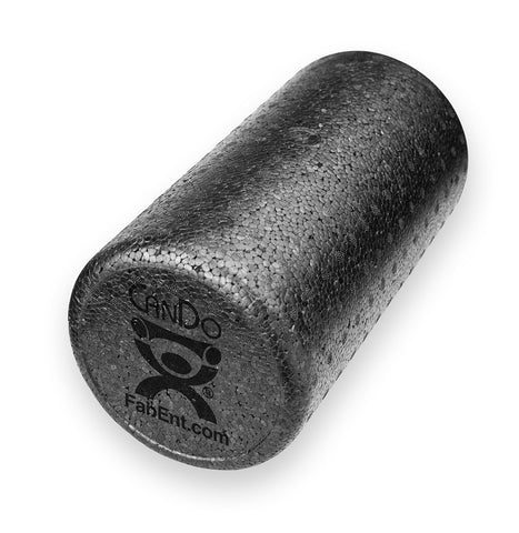 CanDo Foam Roller - Black Composite - Extra Firm - 6" x 12" - Round - Case of 36