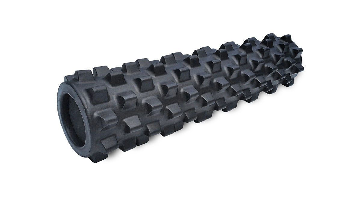 RumbleRoller, 5" x 22", medium, x-firm, black