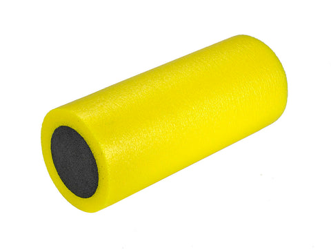 CanDo 2-Layer Round Foam Roller - 6" x 15" - Yellow - Extra-Soft