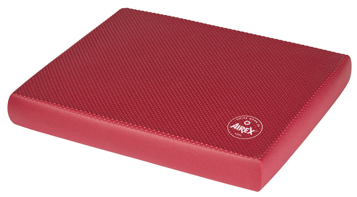 Airex Balance Pad, Cloud, 16" x 20" x 2.5", Ruby Red, Case of 20