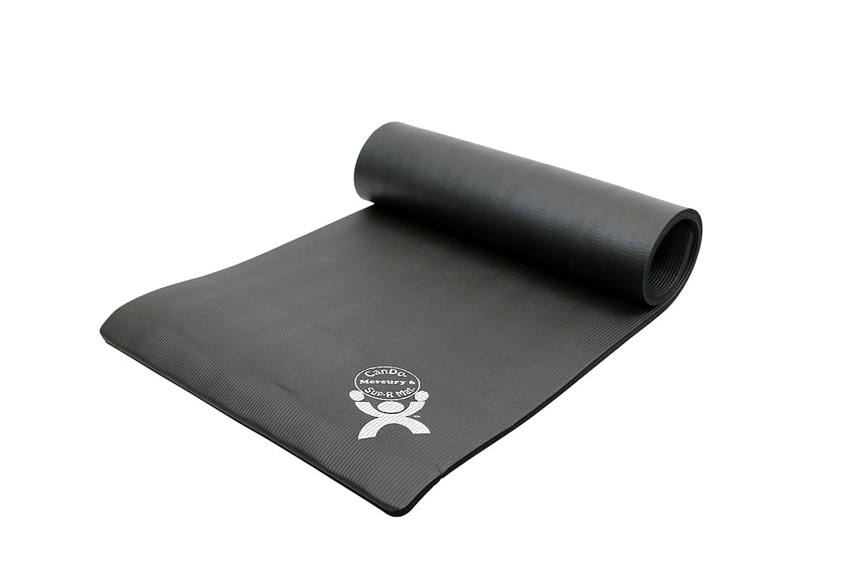 CanDo Sup-R Mat, Jupiter, 78" x 40" x 0.6", Black, Case of 6