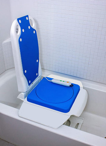 Tranquilo Electric Bath Lift, Padded Swivel Seat