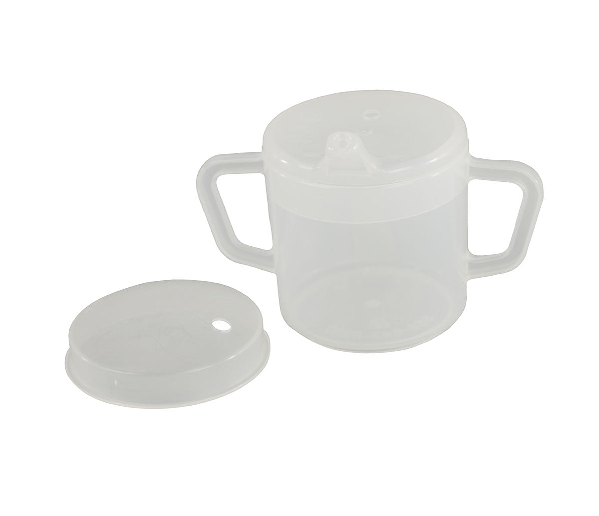 Independence 2-handled mug, 8 oz., w/2 lids