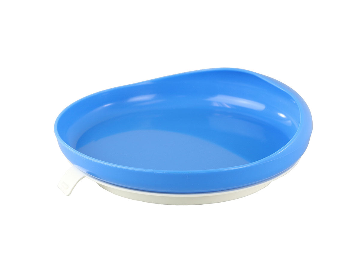 Scoop plate with suction cup base