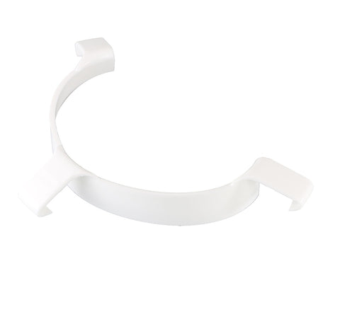 Plastic food bumper, white